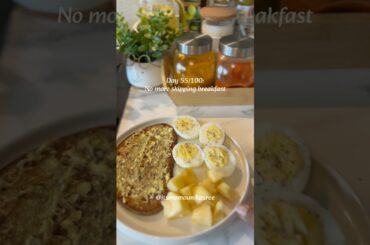 Quick breakfast with toasted bread and boiled eggs #subscribe #breakfast #foodshorts