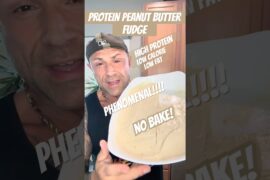 MY PROTEIN PEANUT BUTTER FUDGE IS PHENOMENAL!!