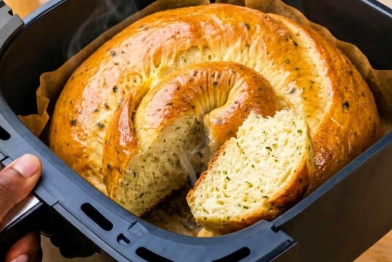 I Make Parsley Bread Every Morning in the Air Fryer! No Oven, No Mess - My Family Loves It!