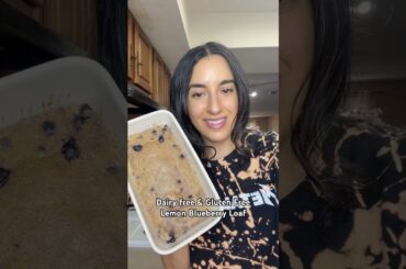 Gluten & dairy free lemon blueberry loaf #glutenfree #dairyfree #highfiberfoods #lemon