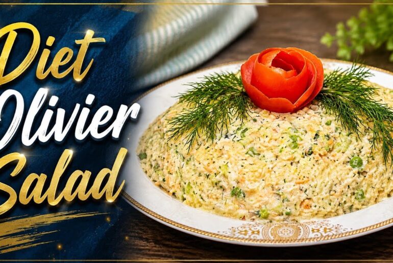 Healthy Olivier Salad | Creamy, High-Protein & Delicious