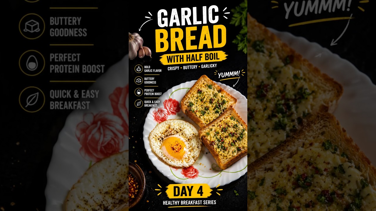 Day 4 Breakfast Ideas Garlic Bread #jantarmantarkitchen #recipe #easyrecipes #food #garlic bread Day 4 Breakfast Ideas Garlic Bread #jantarmantarkitchen #recipe #easyrecipes #food #garlic bread
