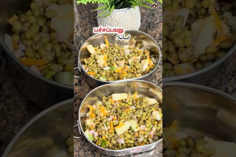 Healthy Green gram salad/Pacha payaru salad/Pacha payaru healthy recipes#Healthysalads#Viralshorts