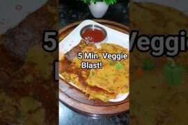 Mix Veg Cheela Recipe | 5 Min Healthy Breakfast | Ghar Ka Zaika By Sisters