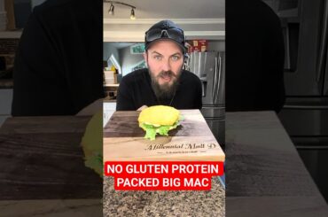 This chicken Big Mac has more protein than the real one #shorts #easyrecipe #glutenfree