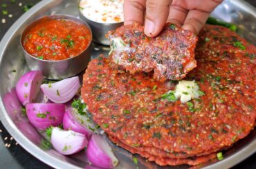 This Protein-Rich Beetroot Besan Paratha Turned Out Incredibly Delicious | Veg Paratha Ki Recipe