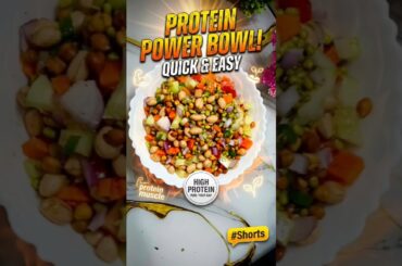 High Protein  Salad | Healthy Weight Loss Recipe#EasyRecipe #HighProtein #ProteinRich#shorts