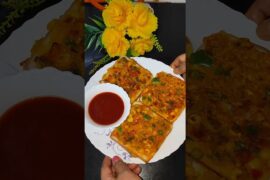 Bread Chilla Recipe #reels #bread#recipe #breadrecipe #breakfast #shortsfeed #alakahomekitchen