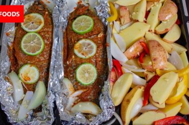 Fish Tray Bake Recipe | Easy One-Pan Healthy Dinner | Infoods