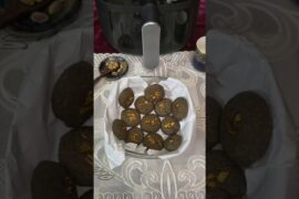 Healthy Ragi Cookies In AirFryer | Ragi Nankhatai Recipe | #shorts #airfryerrecipes #youtubeshorts