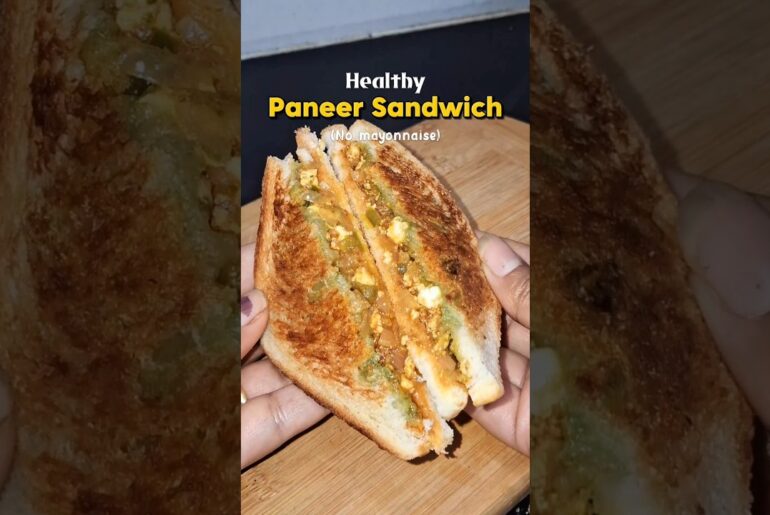 Quick & Easy High-Protein Paneer Sandwich | Healthy Breakfast Recipe