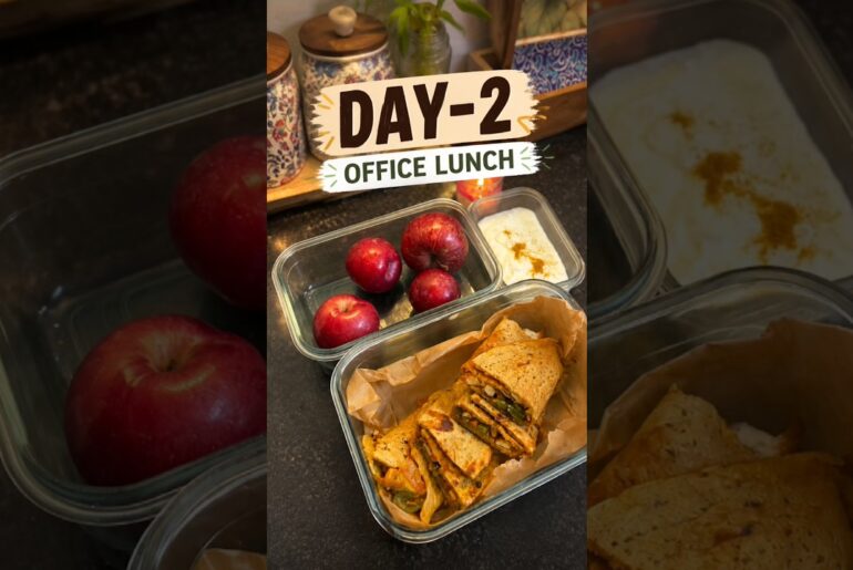 Office Lunch Ideas | Easy Healthy Meal Prep | Dal Cheela Wrap Recipe