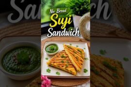 No bread Suji sandwich #healthy #snacks #shorts #trending #viral #video