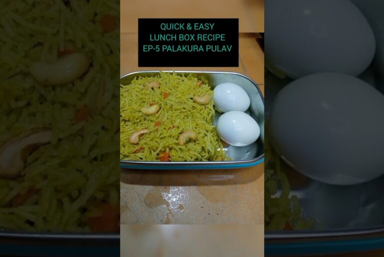 Quick & easy lunchbox recipe EP -5 HEALTHY RECIPES