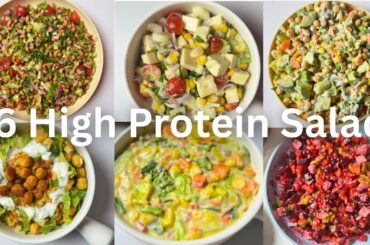 6 High Protein Salad Recipes | Easy and Healthy salad Recipes