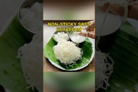 Non-sticky soft idiyappam recipe for healthy breakfast