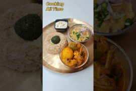Easy & Tasty My Lunch Thali#CookingAllTime#shorts#viral#trending#lunch#food#indianfood#healthy#easy