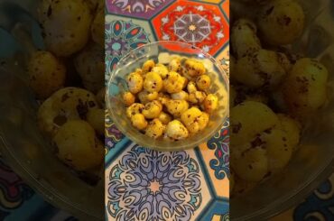 Crispy Masala Makhana Recipe | Healthy Roasted Fox Nuts | Easy Evening Snack #shorts #shortsfeed