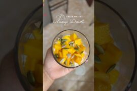 Healthy Mango Dessert Recipe healthy recipes mango yogurt bowl #foodshorts #shortrecipe # #ytshorts