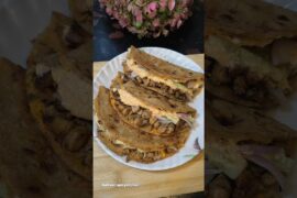 Delicious Chicken Tacos From Leftover Roti #tacos #shorts #viral