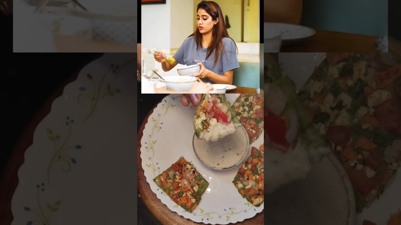 Janhvi Kapoor’s Favourite High-Protein Moong Dal Chilla Recipe #healthy #food #celebrity #shorts Janhvi Kapoor's Favourite High-Protein Moong Dal Chilla Recipe #healthy #food #celebrity #shorts