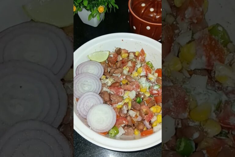Rajma Salad Recipe | Healthy & Protein Rich Salad | Easy Weight Loss Recipe