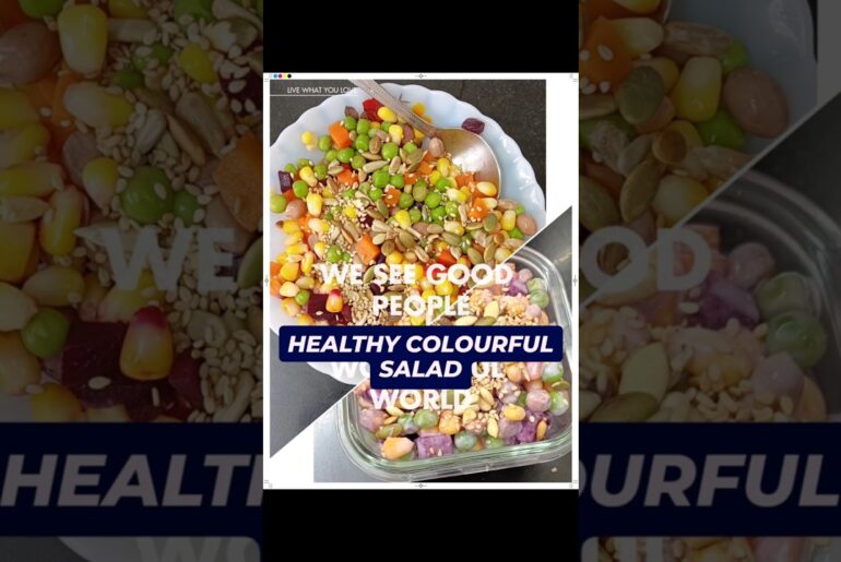 Healthy Salad with Protein #health #food #fitness #recipe #salad