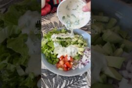 High Protein Chana Avocado Salad | Healthy & Refreshing Recipe #salad #healthyrecipes #shorts