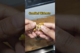 3-Ingredient Candied Walnuts Recipe | Sweet & Crunchy Snack #easyrecipe #quickrecipe #healthy #sweet