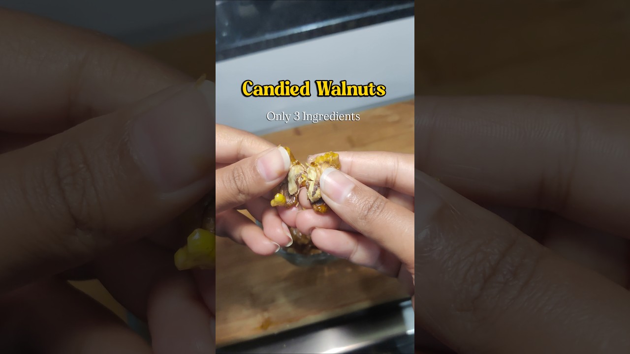 3-Ingredient Candied Walnuts Recipe | Sweet & Crunchy Snack #easyrecipe #quickrecipe #healthy #sweet 3-Ingredient Candied Walnuts Recipe | Sweet & Crunchy Snack #easyrecipe #quickrecipe #healthy #sweet