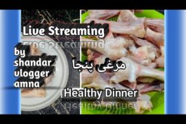 Healthy Dinner Recipe/ Live Streaming #live #dinner #murghipanja  #recipe #byshandarvloggeramna