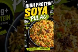 Soya pulao #diet #viral #food #healthy #recipe #reels #shorts