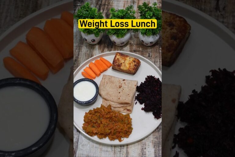Weight Loss Lunch Plate 18/100| High Protein Vegetarian Lunch | Episode 18 | Easy Healthy Meal
