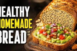 Healthy Homemade Bread Recipe | Chia, Oat & Almond Flour Bread
