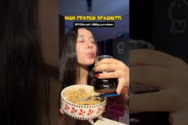 High protien Spaghetti #highprotein #healthyrecipes #pasta