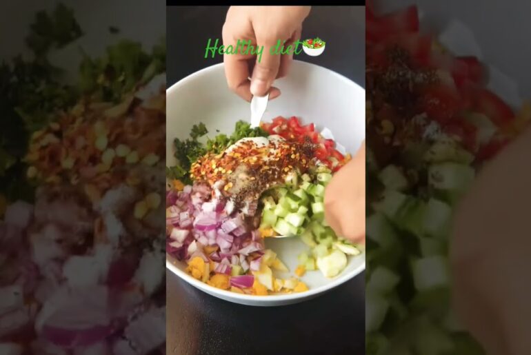 Egg White Salad |Healthy Salad Recipe#shorts#shortsvideo#youtubeshorts