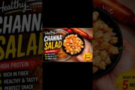 Healthy Channa Salad | High Protein Weight Loss Recipe | Easy 5-Minute Snack
