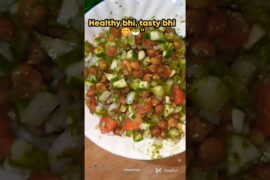 healthy chana chat salad recipe #chanachaat #easyrecipe #salad #yshorts
