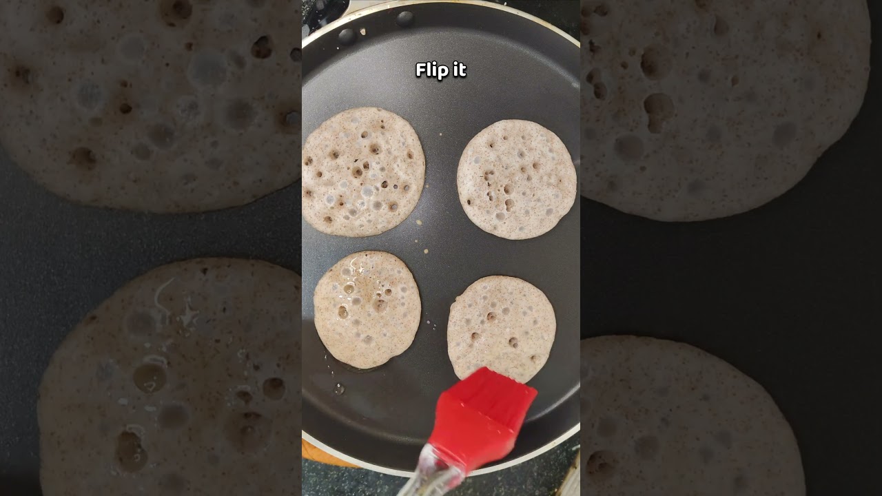 Ragi Mini Dosa Recipe | Mini Dosa with Homemade Ragi Premix | Healthy Breakfast #shorts#tiffinrecipe Ragi Mini Dosa Recipe | Mini Dosa with Homemade Ragi Premix | Healthy Breakfast #shorts#tiffinrecipe