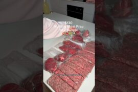 $130 high quality monthly meat prep! #healthy #recipe #mealprep