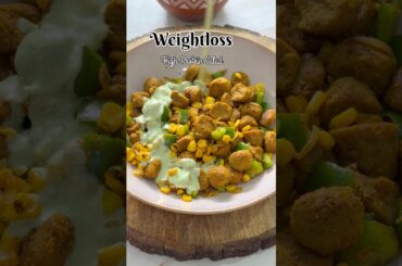 High Protein Salad #shorts #youtubeshorts #viral #trending #highprotein #healthy #weightloss #recipe