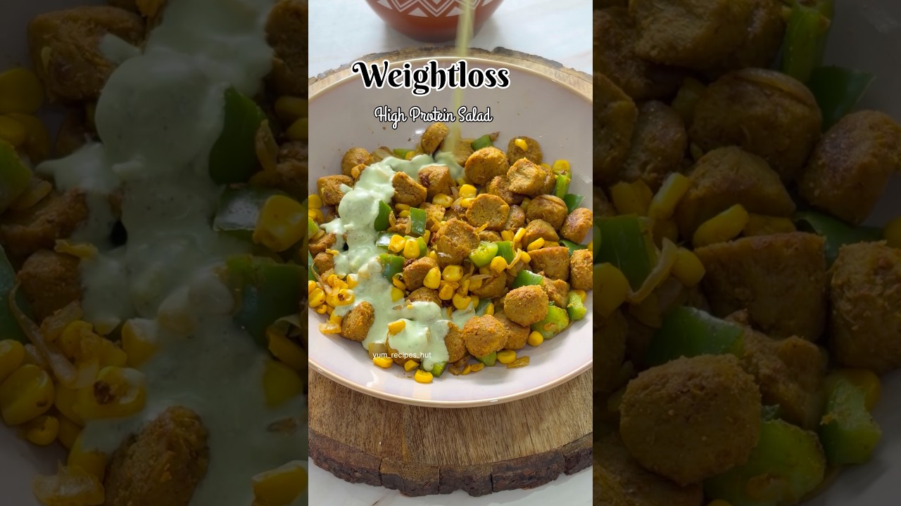 High Protein Salad #shorts #youtubeshorts #viral #trending #highprotein #healthy #weightloss #recipe High Protein Salad #shorts #youtubeshorts #viral #trending #highprotein #healthy #weightloss #recipe
