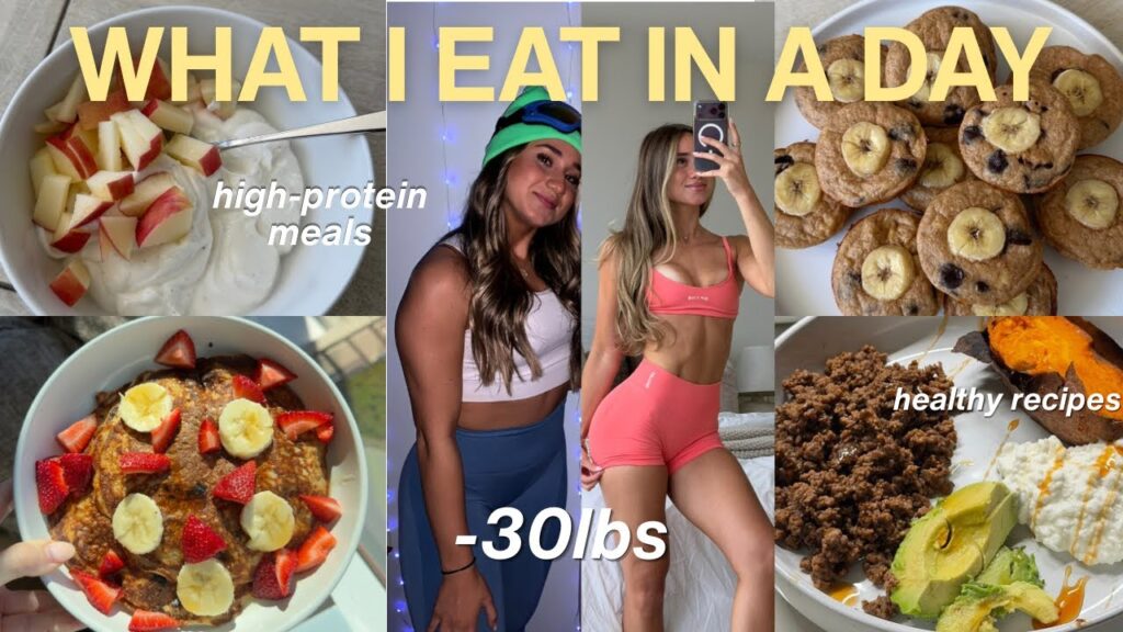 WHAT I EAT IN A DAY (-30LBS) | high-protein meals, healthy recipes, maintain my weight loss