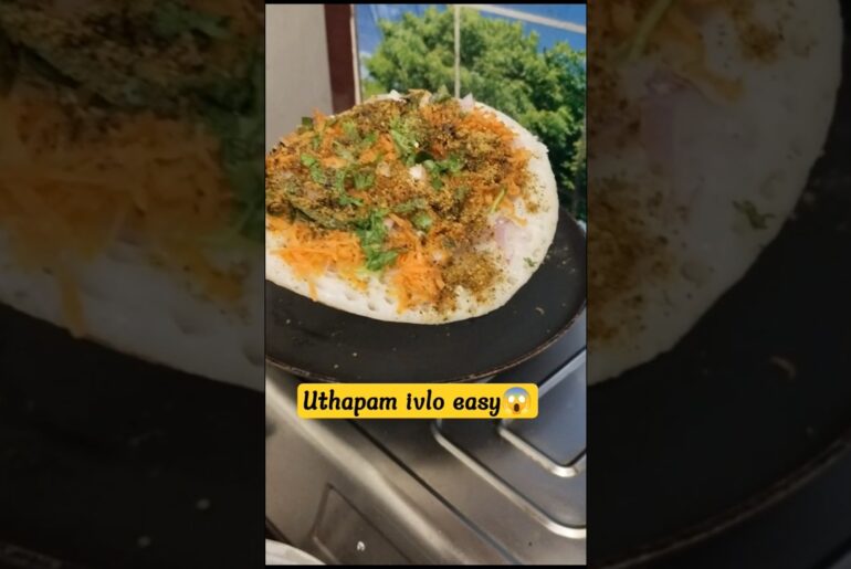 Kalyana veetu Uthapam panalama? | Healthy breakfast recipes | Uthapam coconut chutney