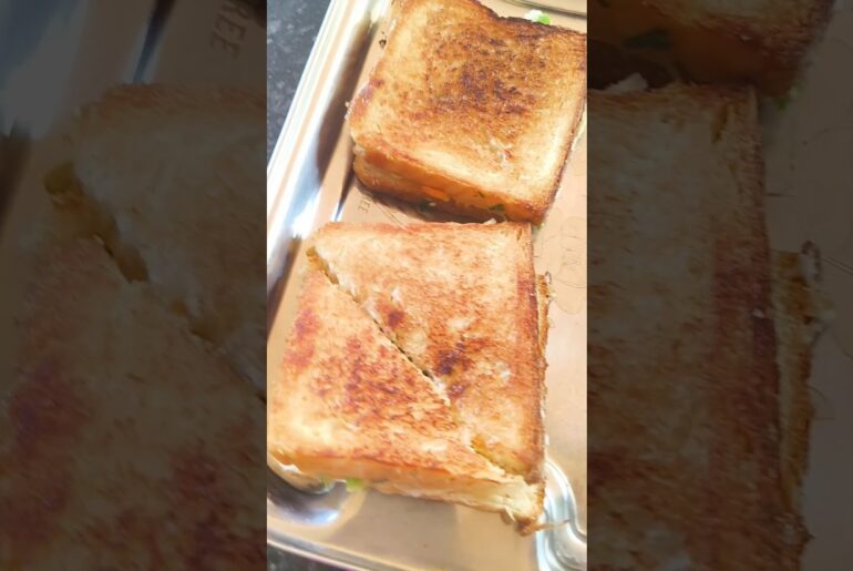 home recipe sandwich recipe #food #cooking healthy breakfast in 5 minute recipe YouTube shorts