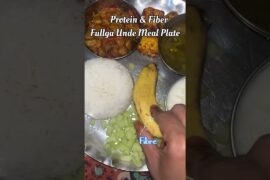 Protein & fibre combo meal plate for weight loss #ytshorts #weightloss #fatloss #cutweight #healthy