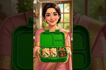 Children Tiffin Series Part 2 |Kids Lunch Box Recipe | Green Veggie Aloo Cheese Paratha |