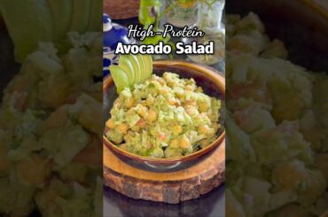 High-Protein Avocado Salad For Weight loss #shorts