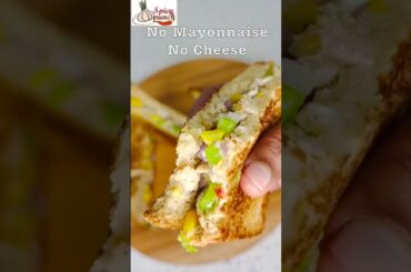 Simple Weight Loss Chicken Sandwich Recipe | Healthy Chicken Corn Sandwich | 10 Min Breakfast