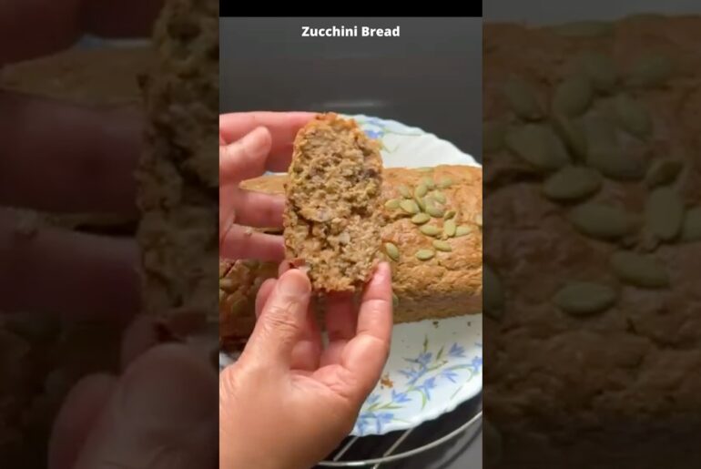 Healthy Zucchini Bread #healthy #homemade #viral
